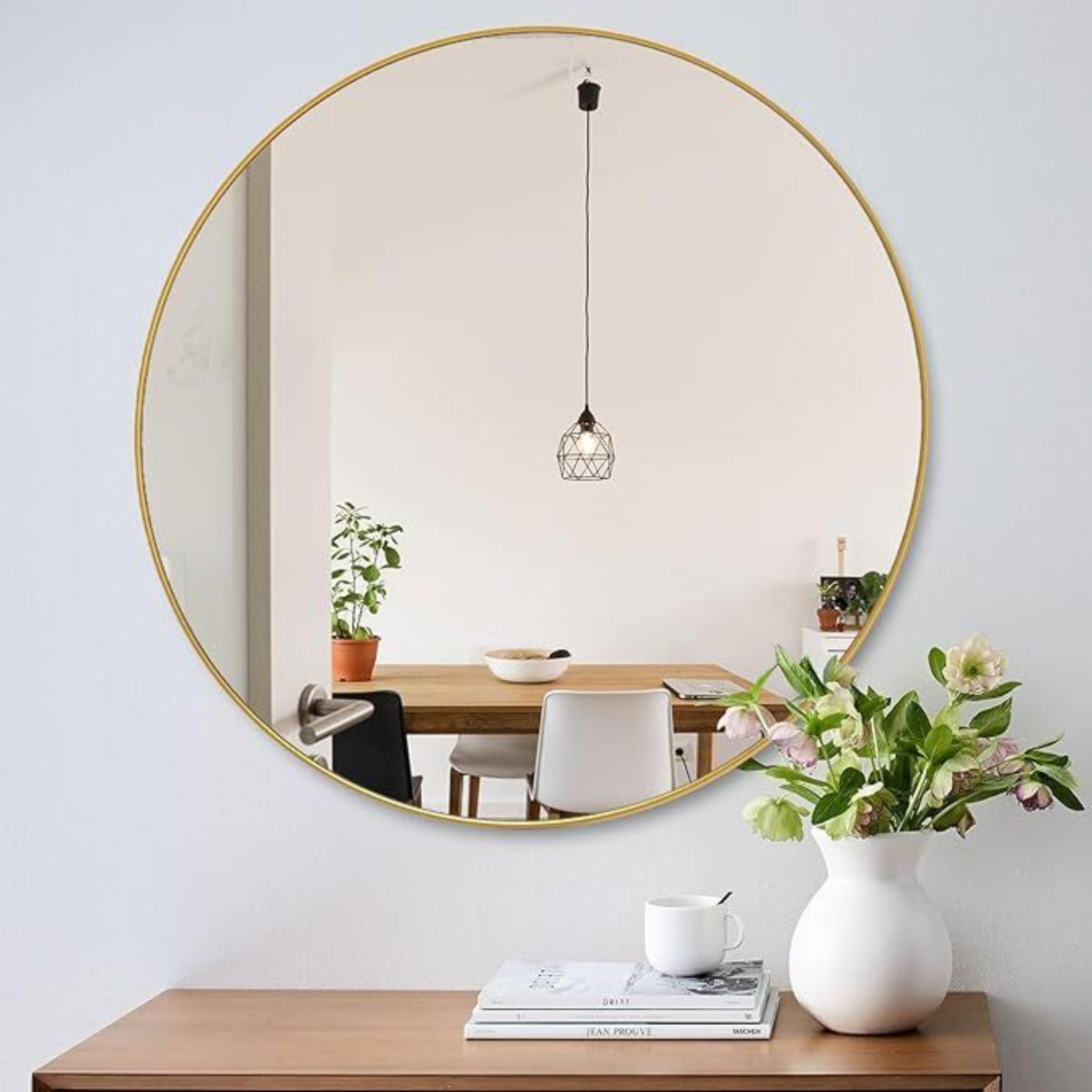 Contemporary Circle Wall Mirror