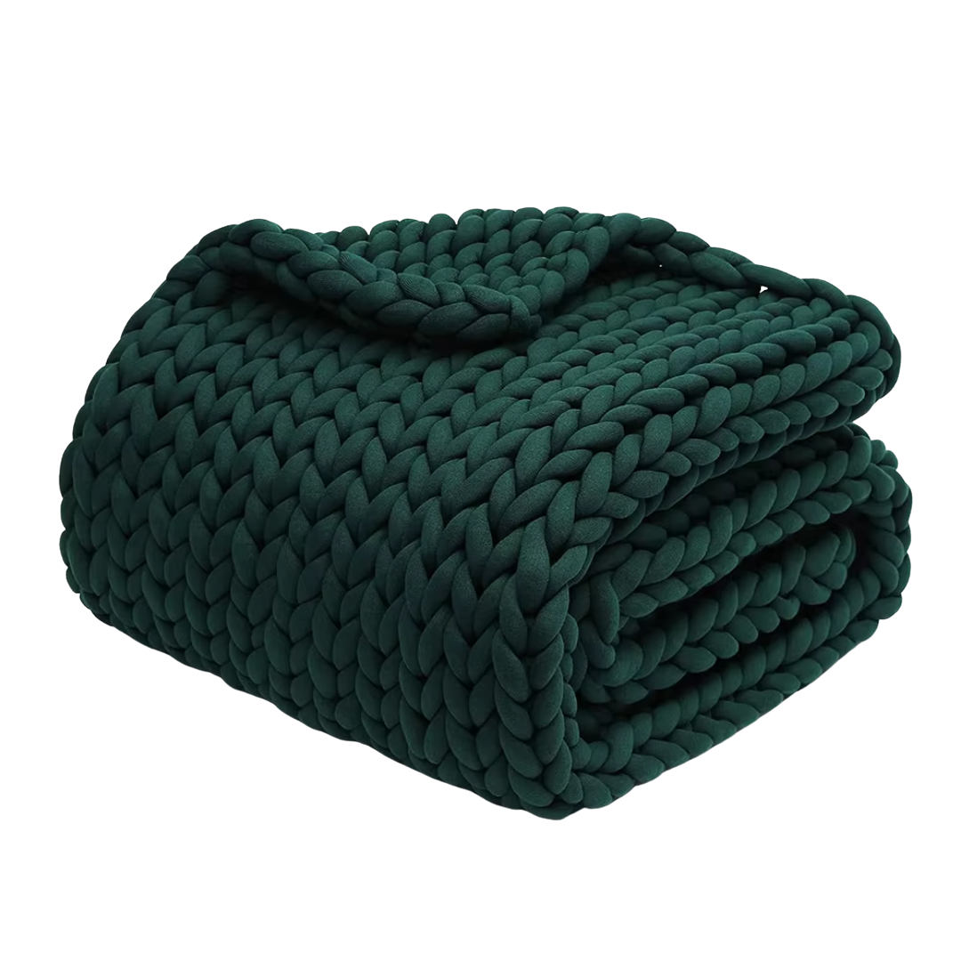 Thick Braided Knit Blanket