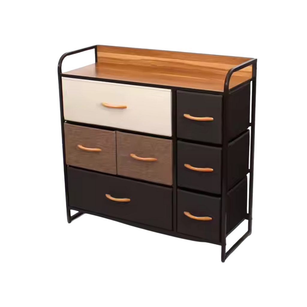 Drawer Chest Tower Unit – Fabric Storage for Bedroom