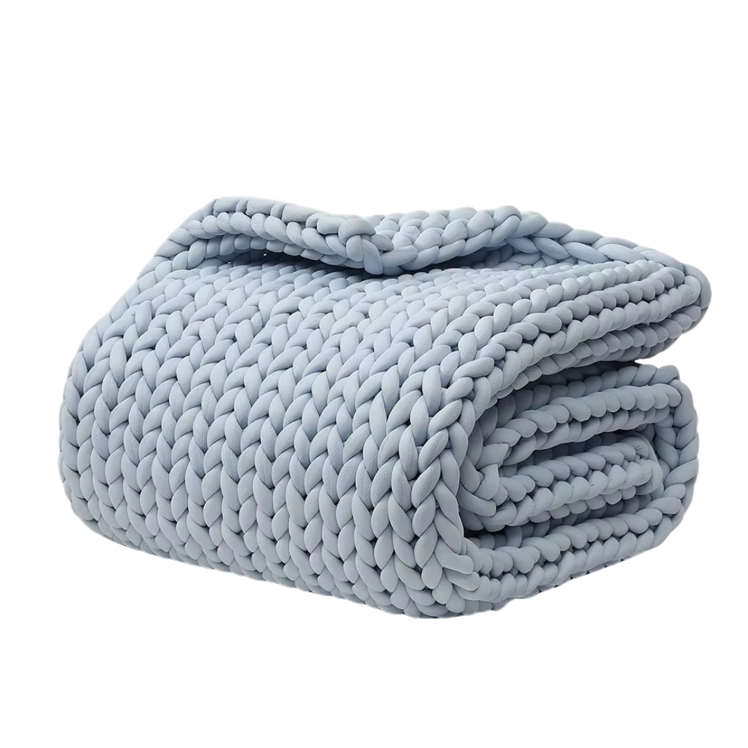 Thick Braided Knit Blanket