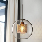 Vintage-Inspired Wrought Iron Ceiling Light