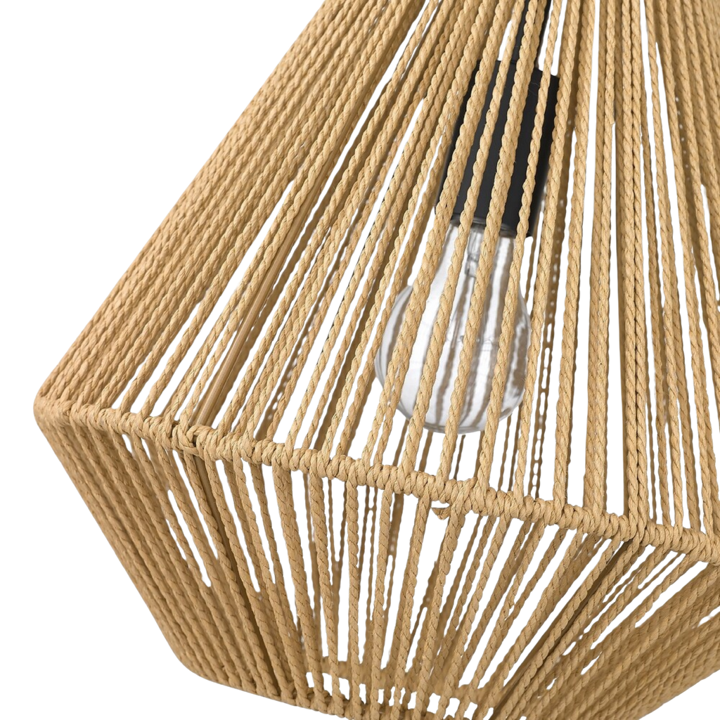 Boho Rattan Pendant Light