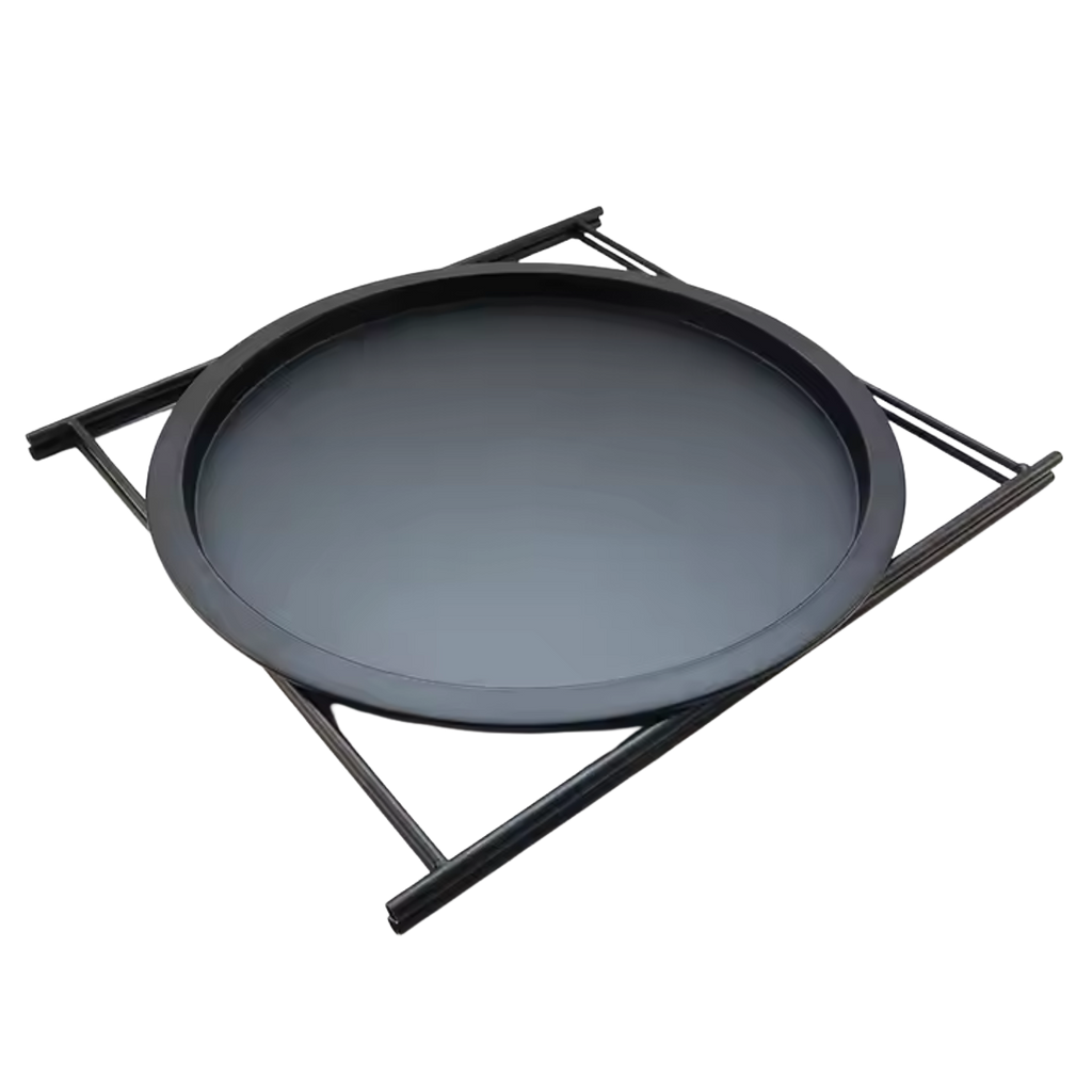 Minimalist Round Side Table – Foldable & Portable