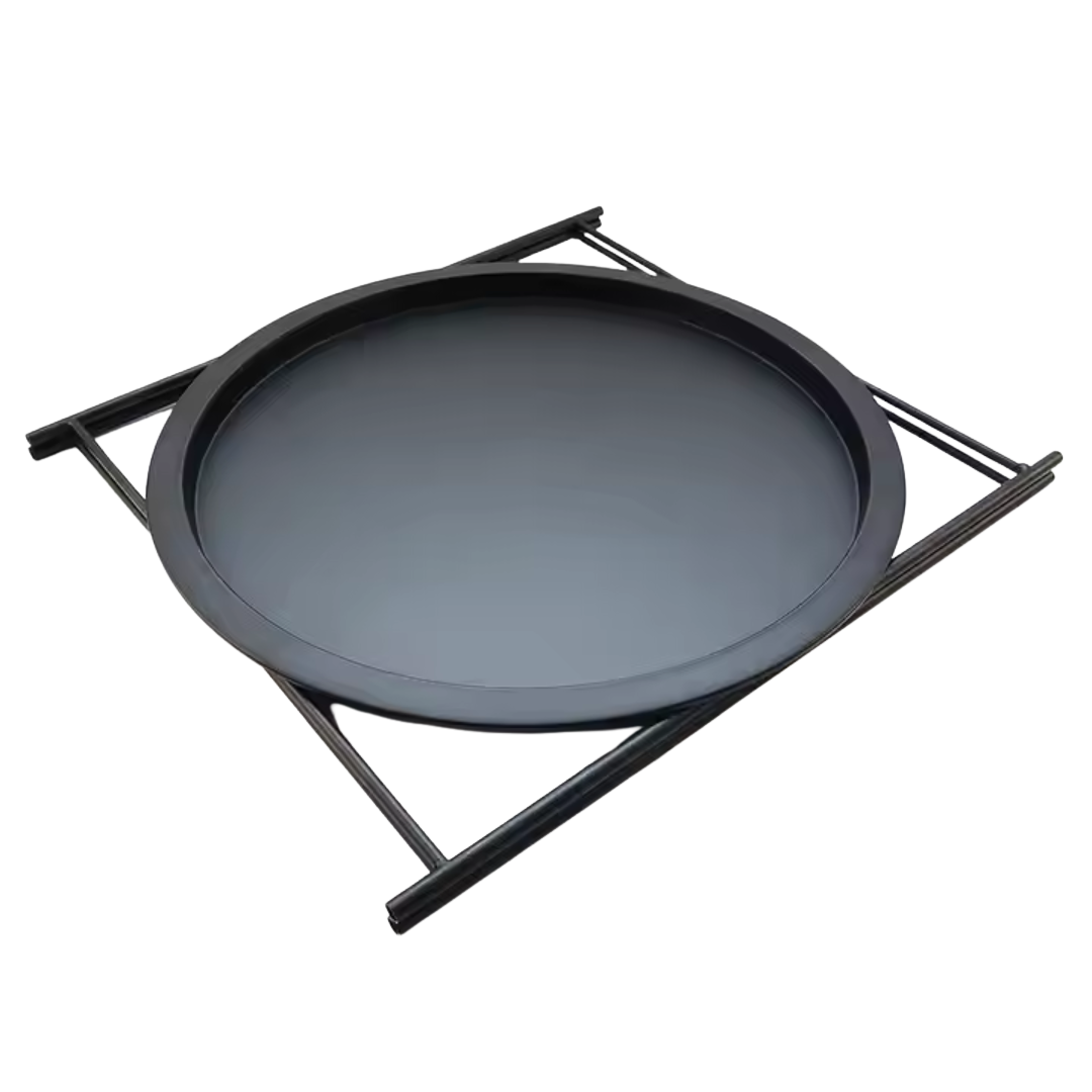 Minimalist Round Side Table – Foldable & Portable