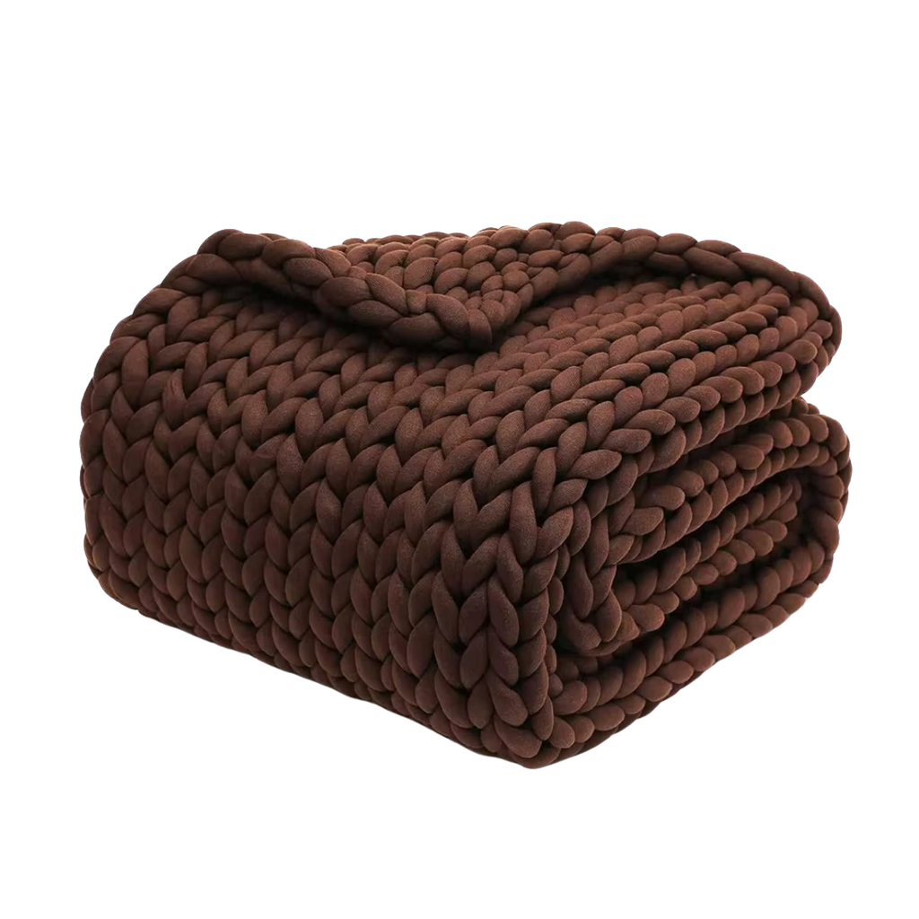 Thick Braided Knit Blanket